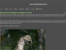 Tablet Screenshot of naturography.com